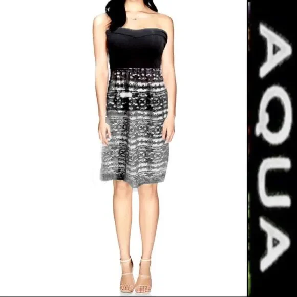 ✨NWT✨ Aqua Strapless Dress