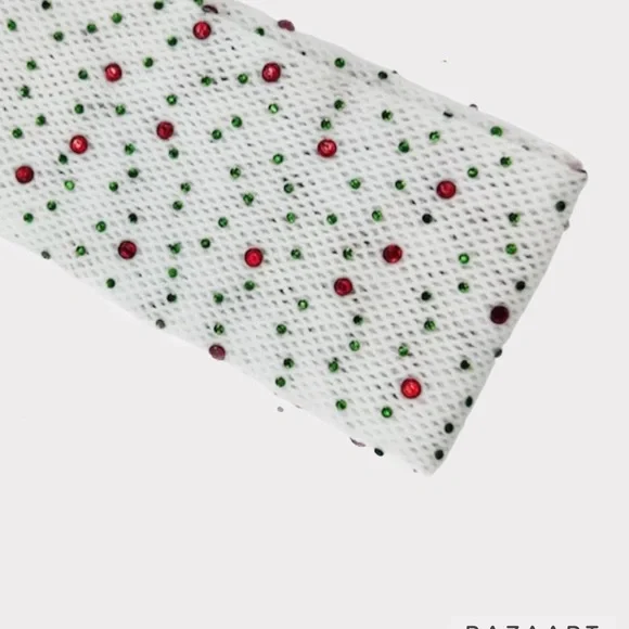 3/$20 Kids Mesh Fishnet Net Tights Baby Rhinestone Pantyhose- white