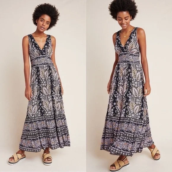 ANTHROPOLOGIE Maeve Giulietta Maxi Dress