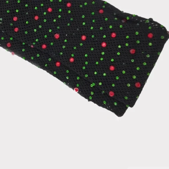 3/$20 NWT Girls Rhinestone Holiday Tights in Black