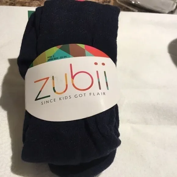 SALE BUY 3/$10. NWT. Girls Tights. Size 2. Navy