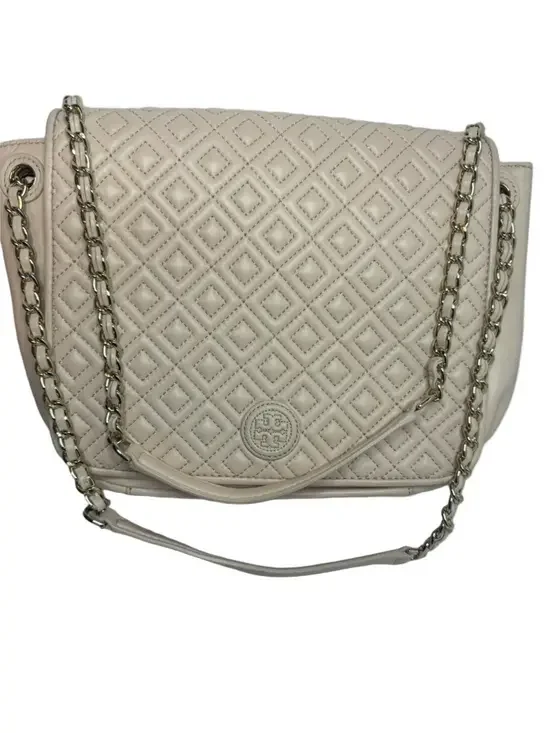💖 #248 Tory Burch Marion Quilted Leather Small Flap Chain Shoulder Bag