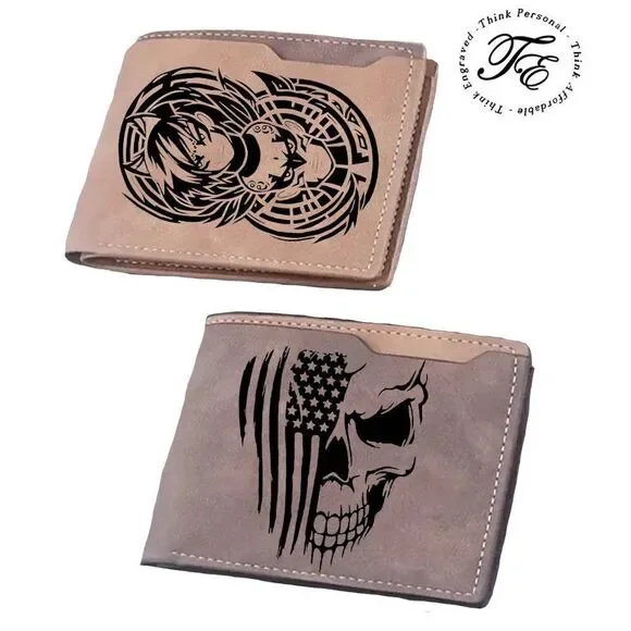 Personalized Men's Wallet with Anime or Pokemon Photo