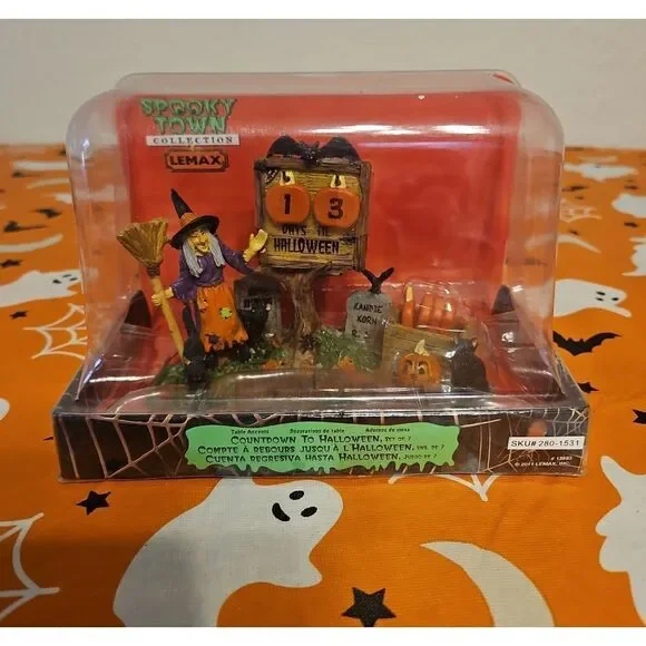 Lemax Spooky Town Halloween Countdown Table Decor