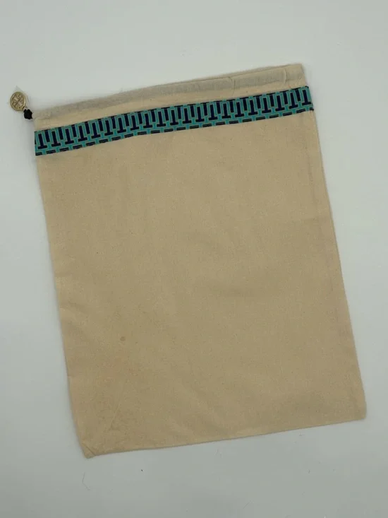 Tory Burch‎ Linen Dust Bag Drawstring Storage Pouch Logo