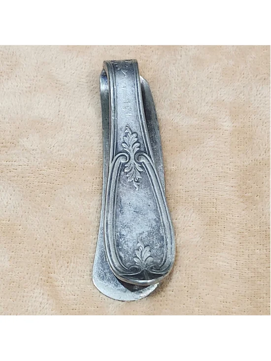 Silverwear Money Clip / card Holder handmade Accessory