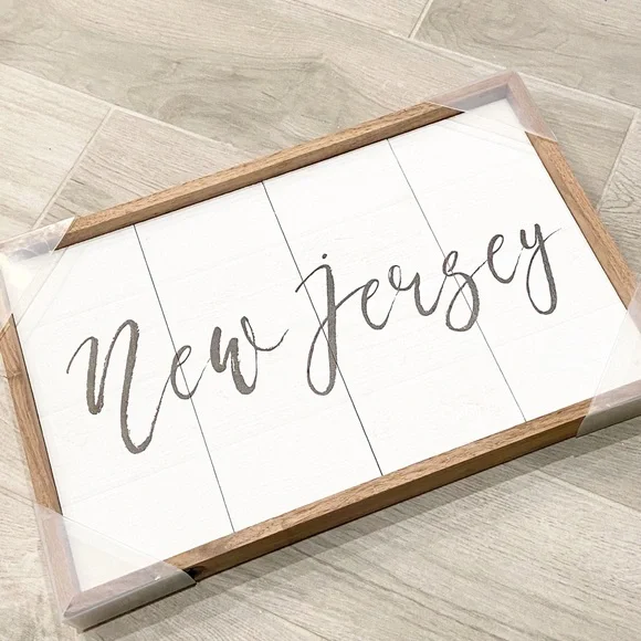 HomeGoods | New Jersey Calligraphy Decor