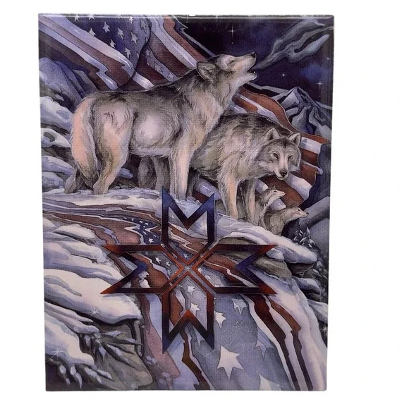 Jody Bergsma Wolf Ceramic Art Tile 8