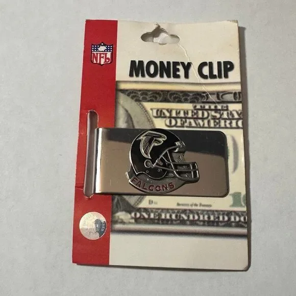 Atlanta Falcons Pewter 3D Siskiyou Money Clip