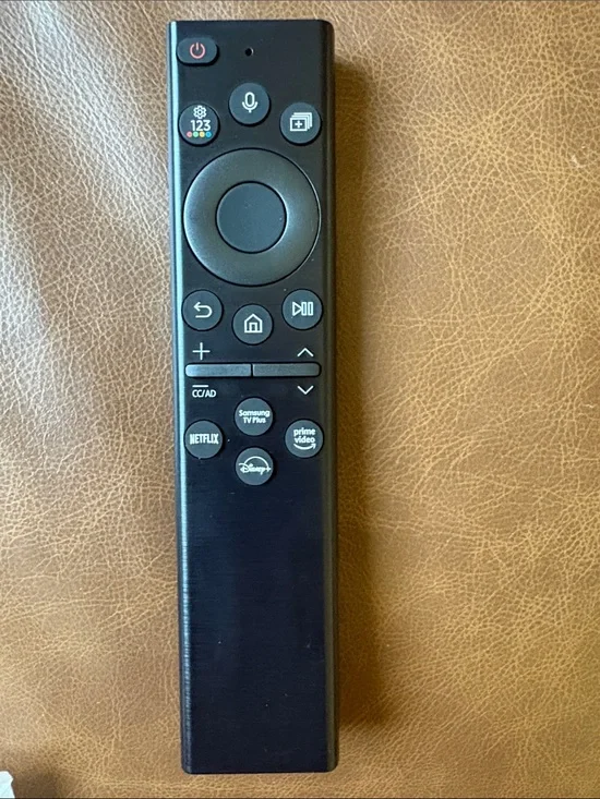 Samsung Black Slim Smart TV Remote with Dedicated App Buttons