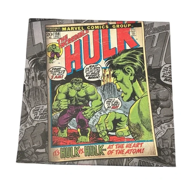 Marvel Comics, The Incredible Hulk, Canvas Wall Hanging Decor 10