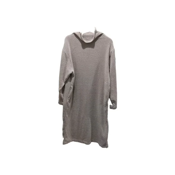 Free People Beach Blanca Maxi‎ Dress Women's S Tan Mock Cowl Slouchy Oversized