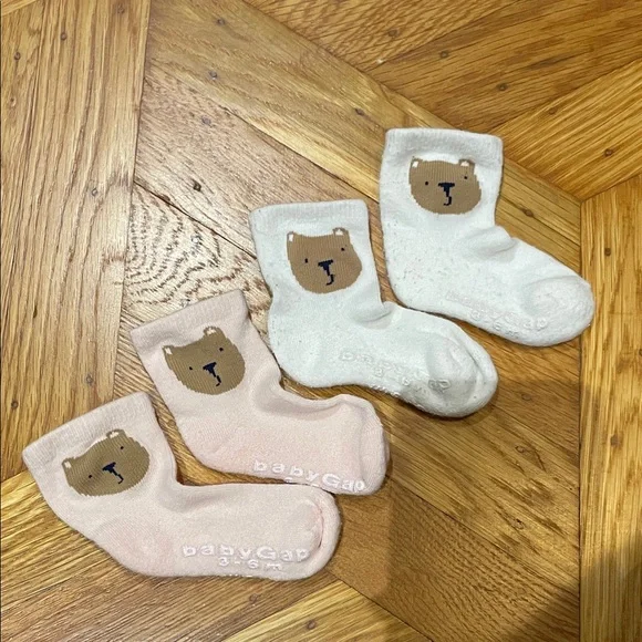 Baby Gap bear shoes 2 pairs