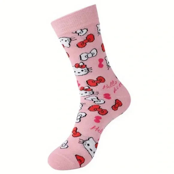 NWT! Hello Kitty Pink Socks