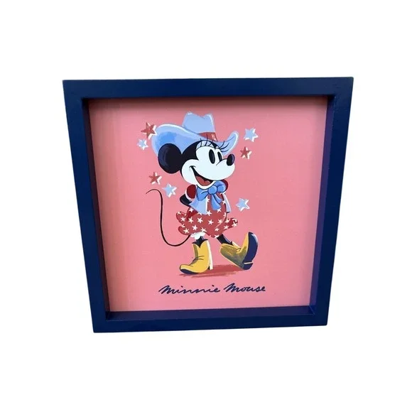 Disney Minnie Mouse Americana Cowgirl Picture Wall Art 8