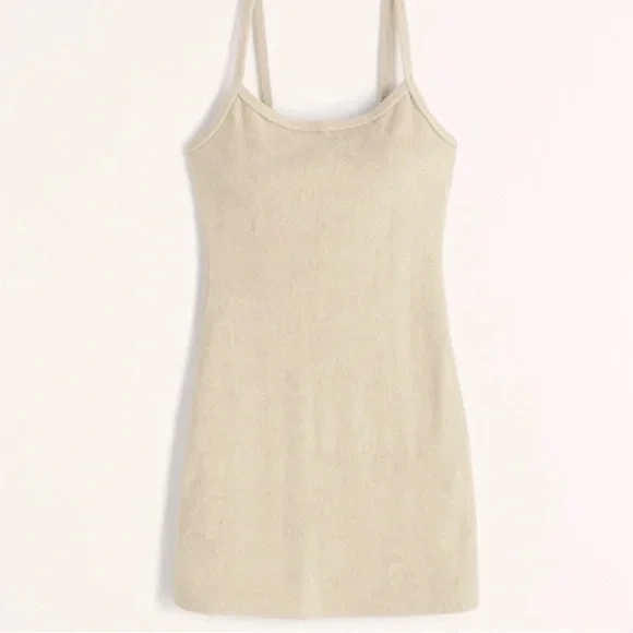 Abercrombie & Fitch Terry Cloth Mini Fitted Dress size XS