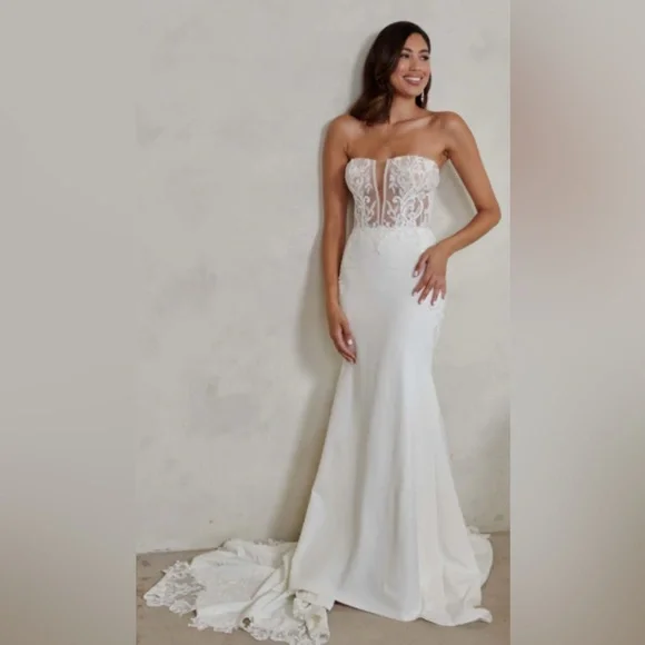 Madi Lane WHITTNEY Wedding Dress – Serene Collection | Size 14 | $2,200 Retail