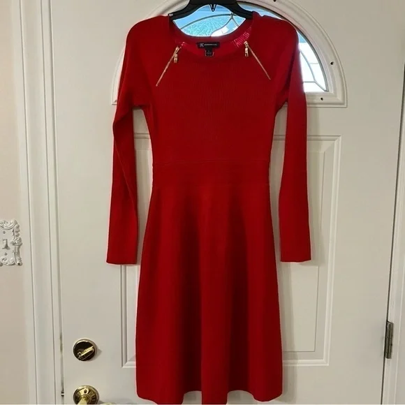 Inc red dress size s