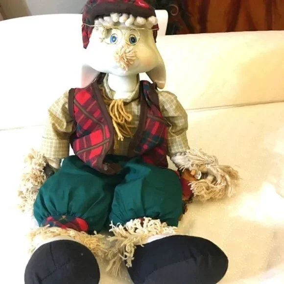 Christmas Vtg Bunny Decor