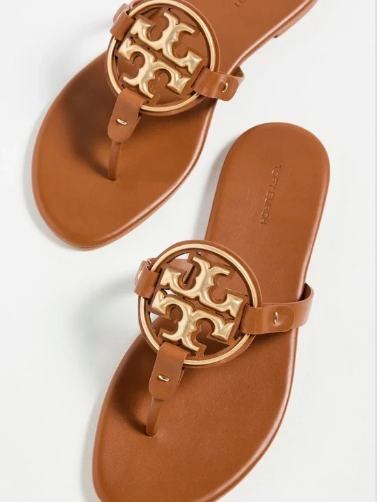 Tory Burch Metal Miller Soft Sandals-