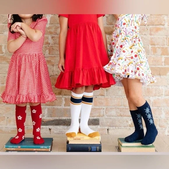 Little Stocking Co. - School Girl Knee High Sock 3- Pack: 1.5-3 YEARS