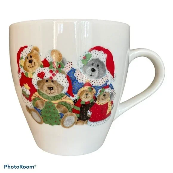 Royal Norfolk‎ Holiday Christmas Teddy Bears Mug