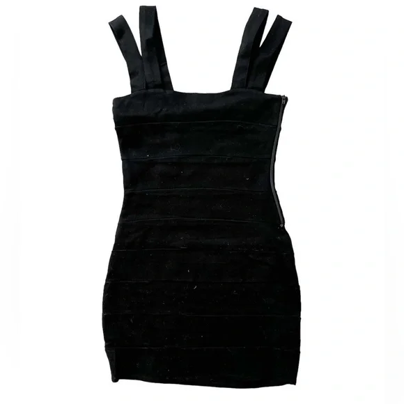 H&M Bodycon Black Mini Dress Sz.4 ( runs super small, fits XS)