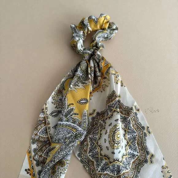 Paisley Scarf Scrunchie Hair Tie K65