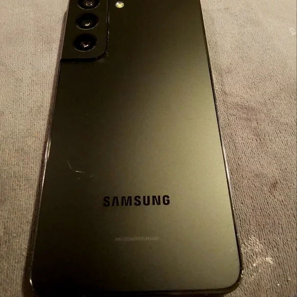 Samsung Galaxy s22 phone in phantom black