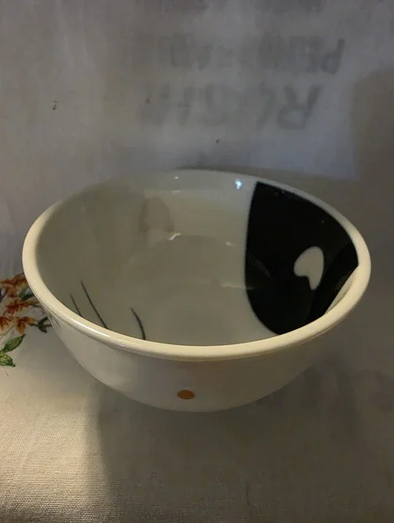 Vintage Aika Porcelain Cat Face Small Bowl