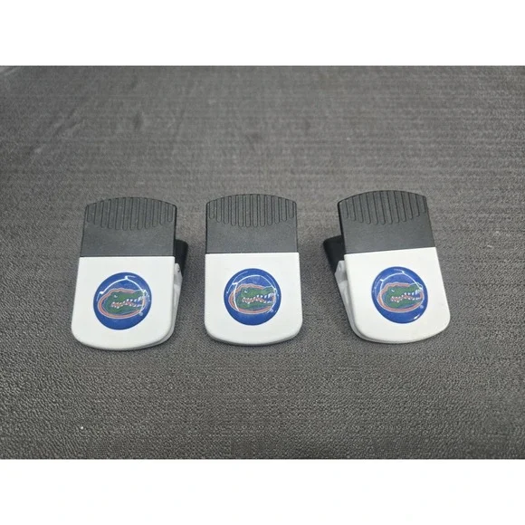 Florida Gators Magnetic Bag Clips Set of 3 NCAA Kitchen Fridge Clips