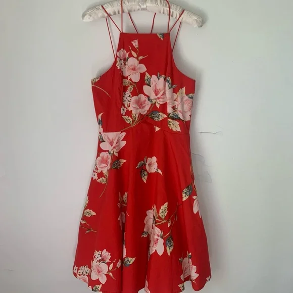 Charlotte Russe Strappy Fit & Flare Mini Dress