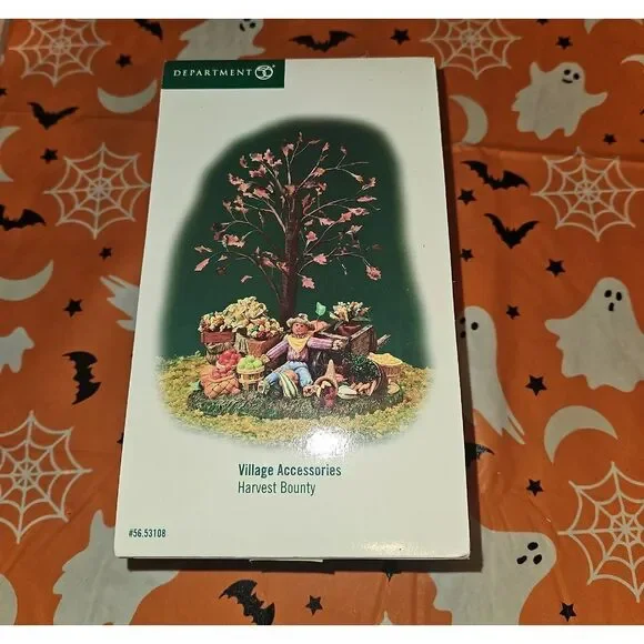 Department 56 Village Accessories with Harvest Scene