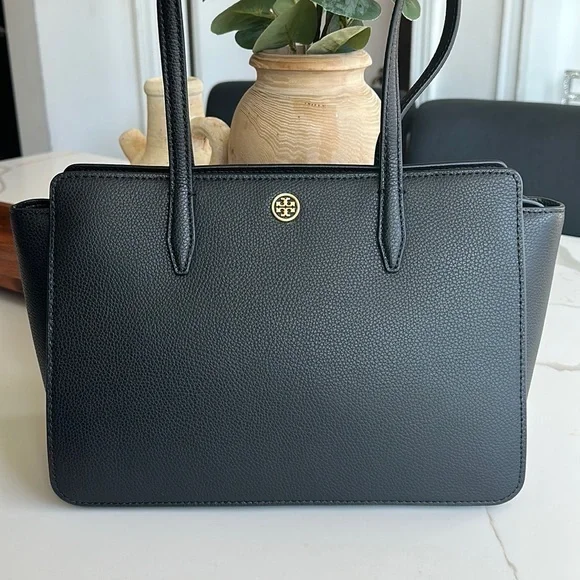 Tory Burch Robinson Small Leather Tote