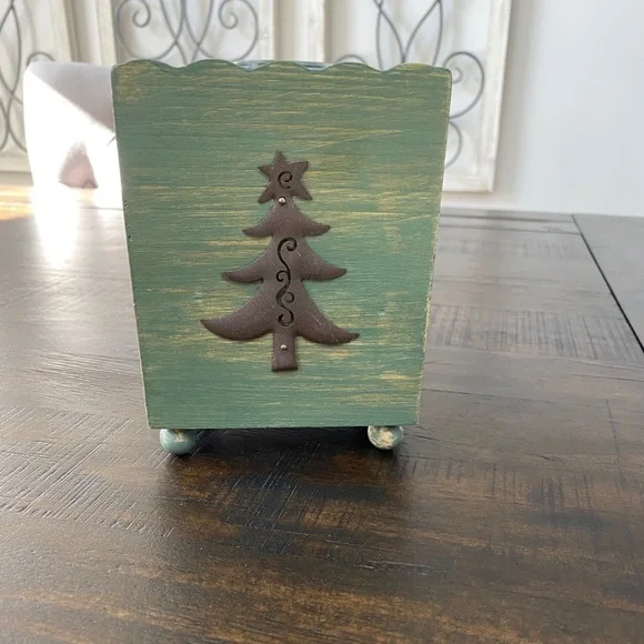 Christmas Timber Box and Bottle