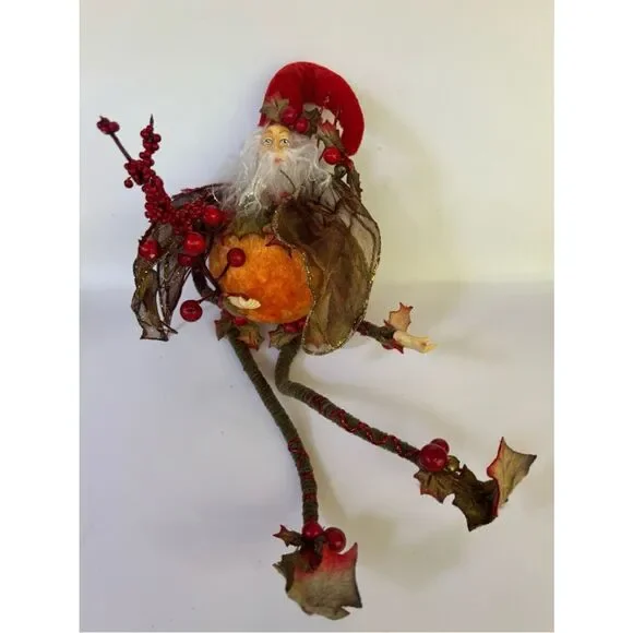 Vintage Mark Roberts Limited Edition Pumpkin Berry Fairy