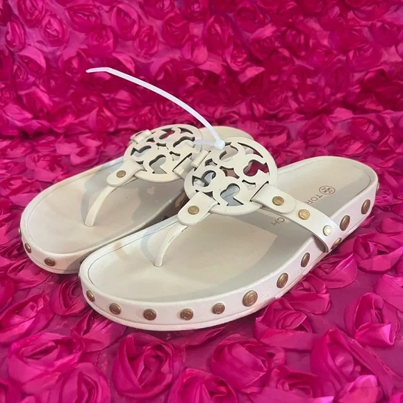 Tory Burch Women's Miller Cloud Coin Sandals