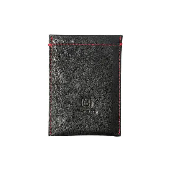 M-CLIP Leather RFID Case Vertical in Black