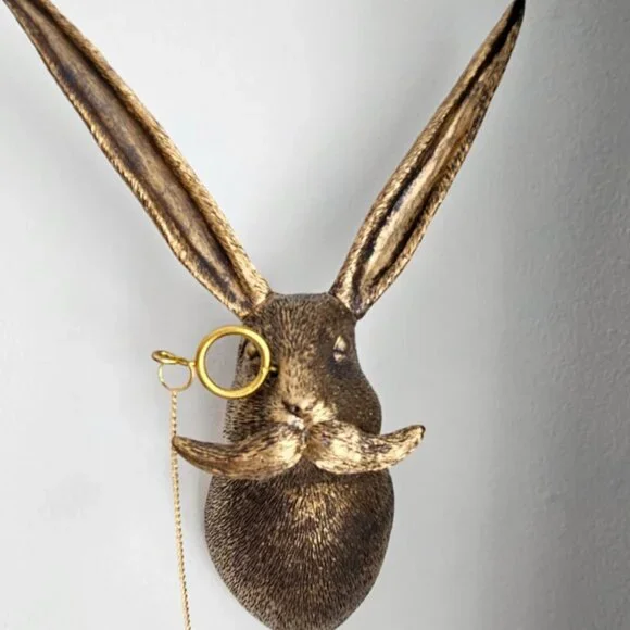 Rabbit Head Wall Décor – Modern Statement Art