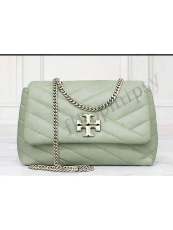 ADORABLE!! AUTHENTIC TORY BURCH SAGE GREEN KIRA HANDBAG