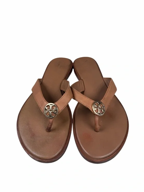 Tory Burch Benton Thong Sandal Size 7M in Brown