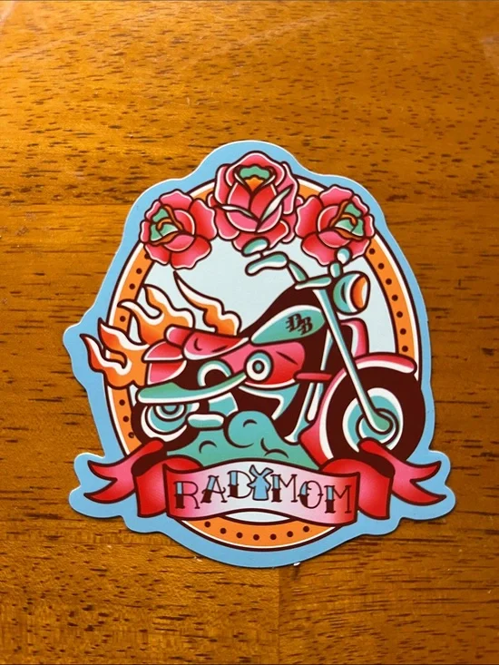 NEW MOTHERS DAY 2026 DUTCH BROS RAD MOM BIKER STICKER