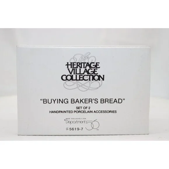 Dept 56 Alpine Village - Buying Bakers Bread
