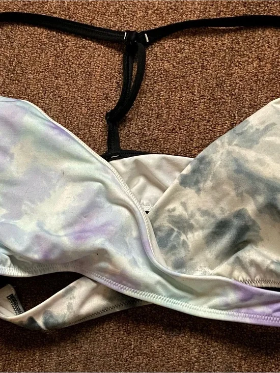 PINK Victoria's Secret Pastel Tie-Dye Bralette - Lavender, Mint, Gray