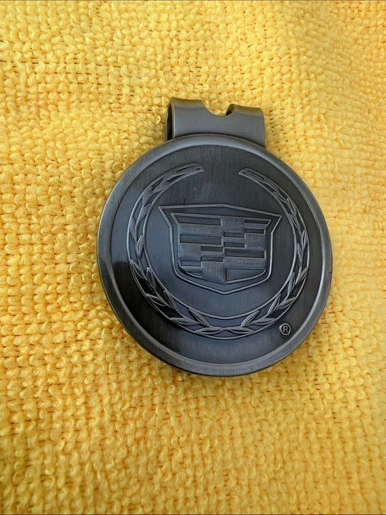 Cadillac Silver Logo Money Clip 2”.