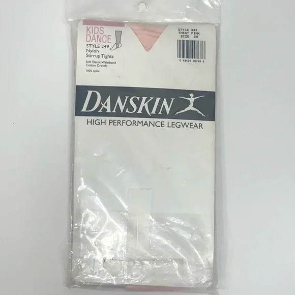 Danskin Kids Dance Stirrup Tights Brand New