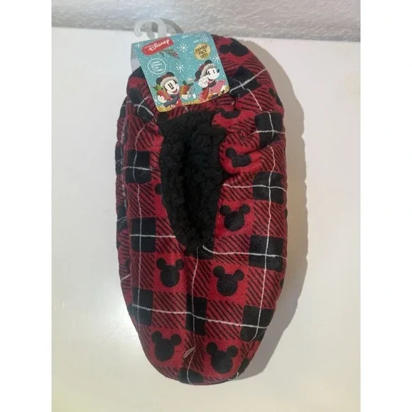Disney Mickey Mouse Slipper Socks Toddler 2T-3T By Fuzzy Babba‎