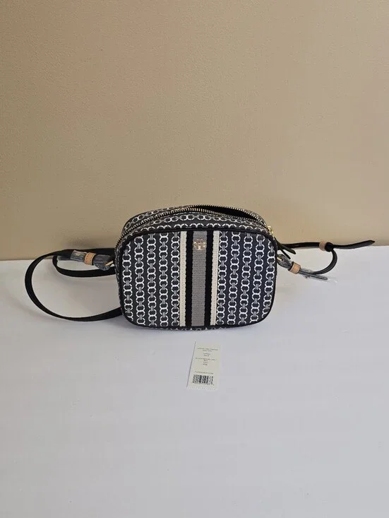 Tory Burch Women's Gemini Link Canvas Mini Bag