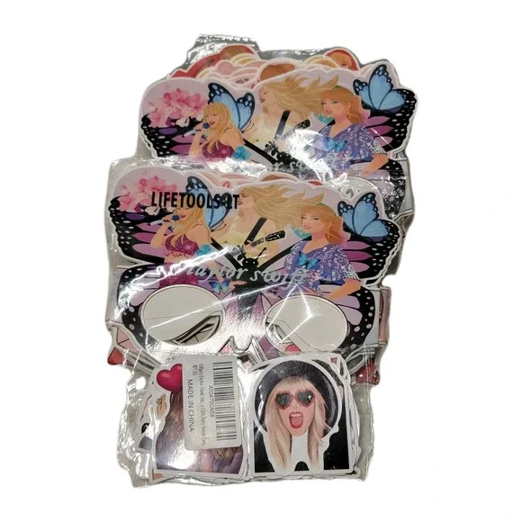 Taylor Swift Stickers  And Party Photo Glasses Party Favors Music