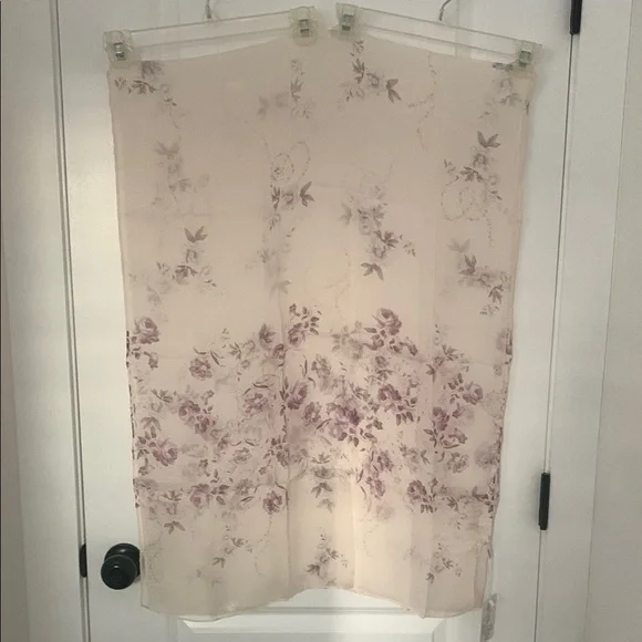 Floral Silk scarf